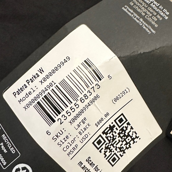 Arcteryx PATERA PARKA WOMEN'S - Picture 9 of 13